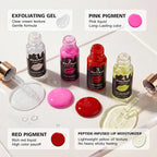 4 Piece Lip Exfoliation And Nourishing Treatment Set