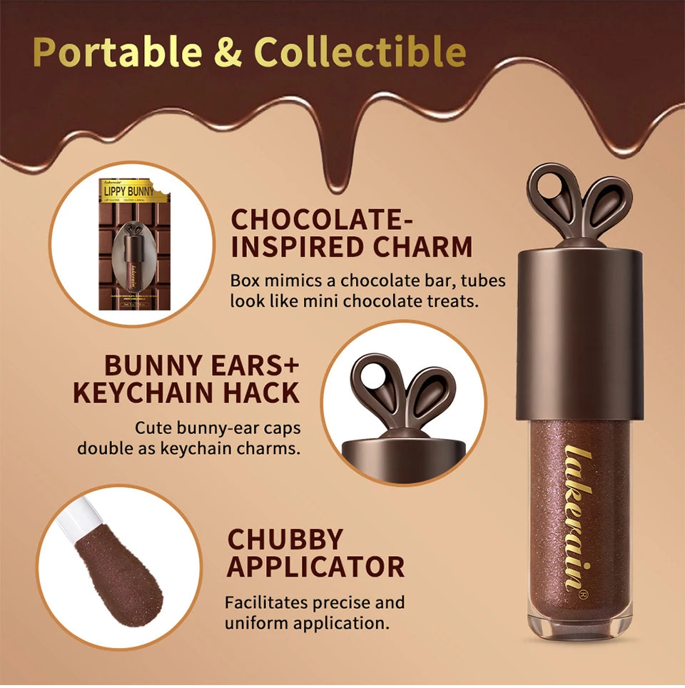 Moisturizing Chocolate Shimmer Lip Gloss Tint