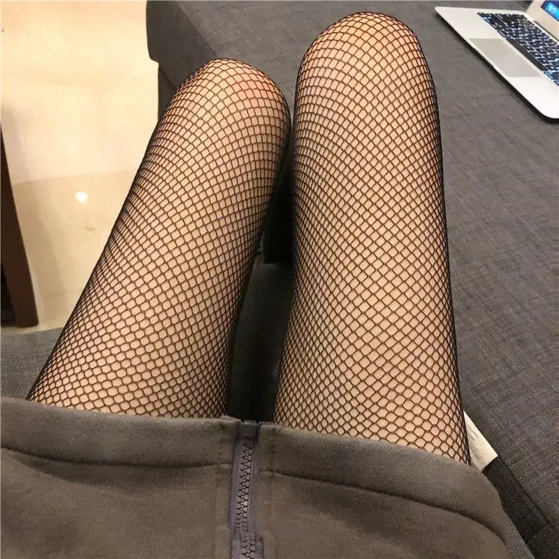Nylon Fishnet Pantyhose Stretchy Mesh Tights