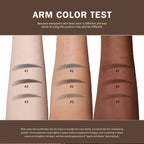 Liquid Eyebrow Pencil Multi Prong Brush Waterproof Makeup Pen