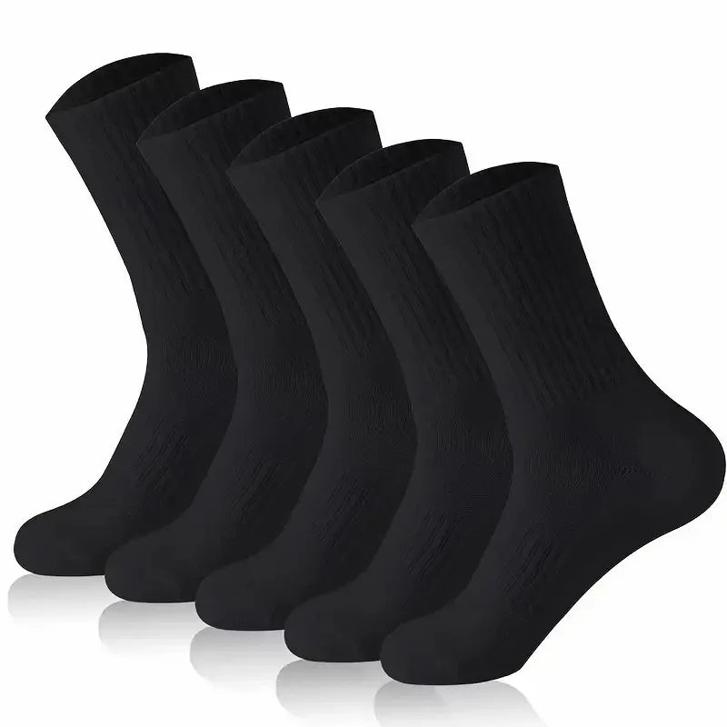 Polyester Spandex Casual Middle Tube Socks - 11