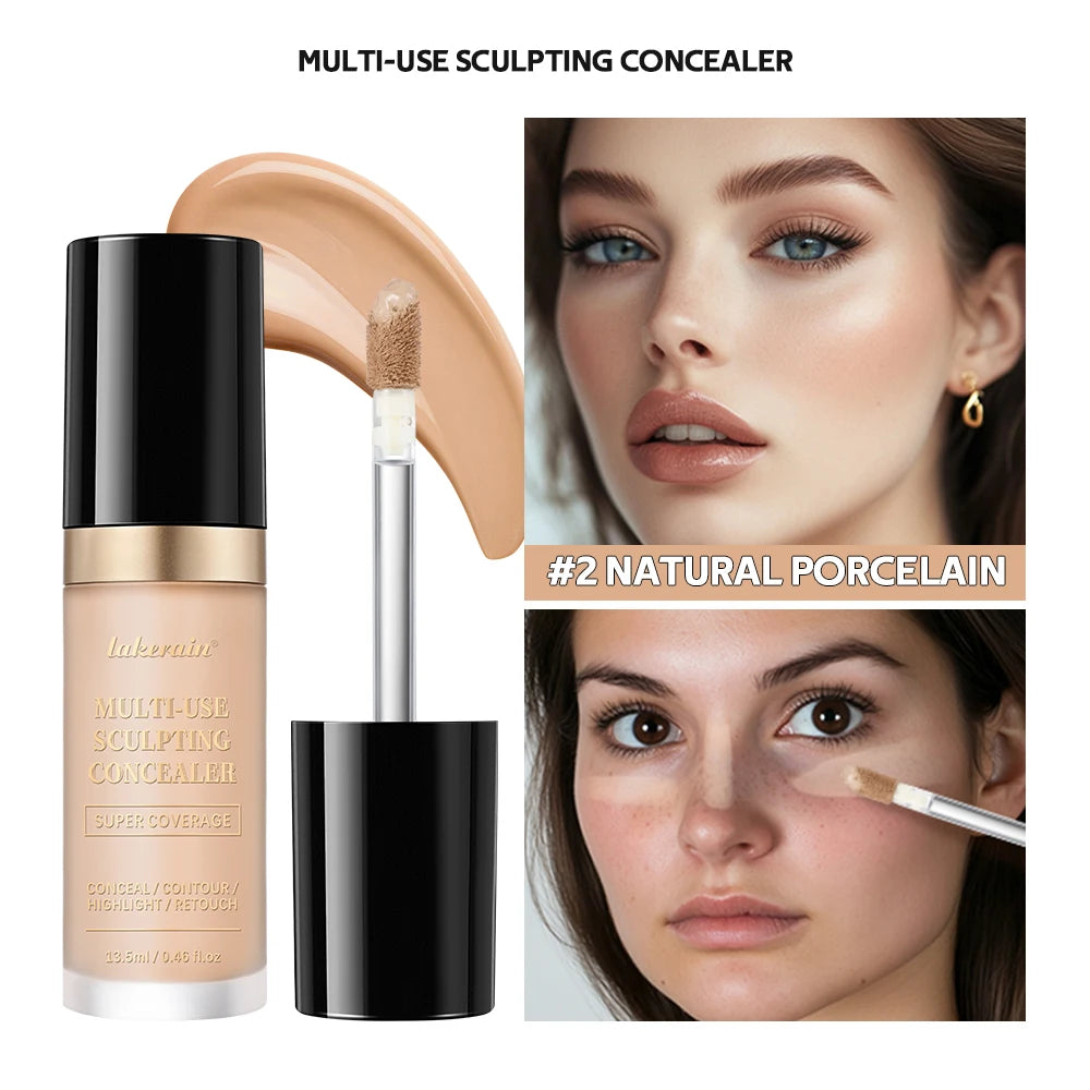 5 Color Liquid Face Concealer Waterproof Oil Control Foundation