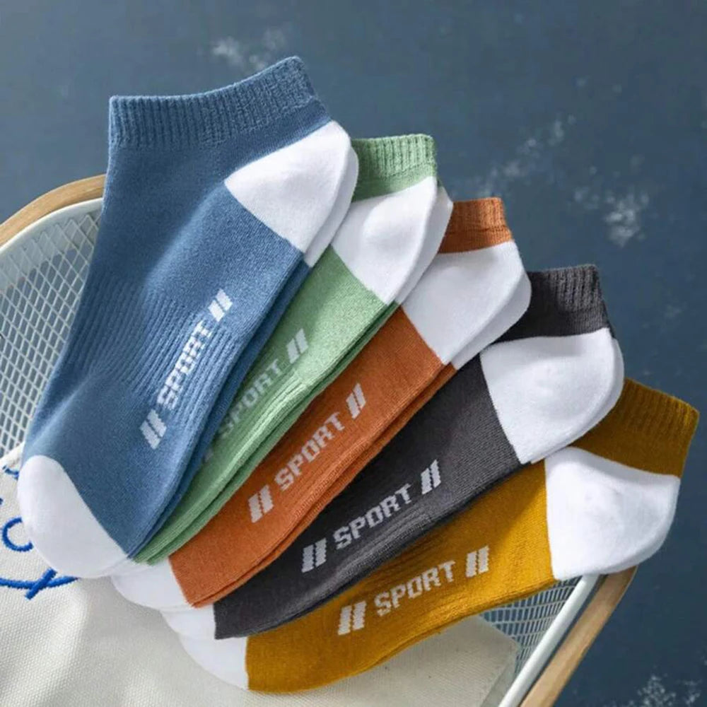 Polyester Blend Low Cut Casual Sports Socks
