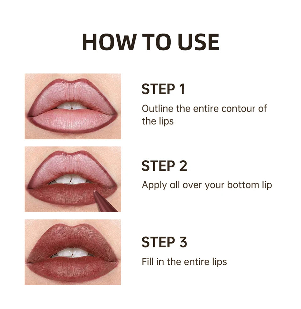 Matte Velvet Lip Liner And Lipstick Duo