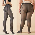Fleece Lined Elastic Thermal Pantyhose Tights