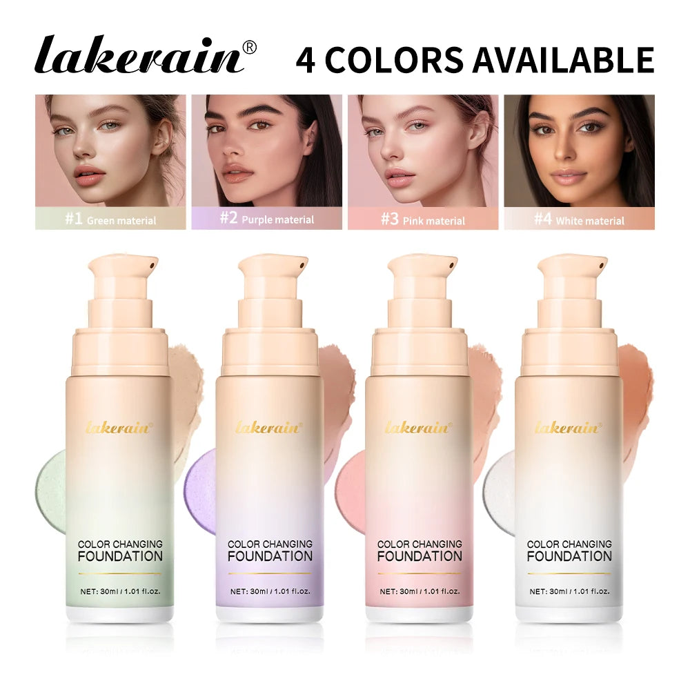 Color Changing Liquid Foundation Moisturizing Base Makeup