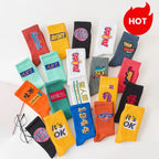 Polyester Elastane Knit Crew Socks