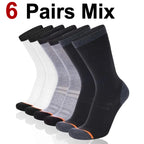 Polyester Elastane Crew Socks For Men