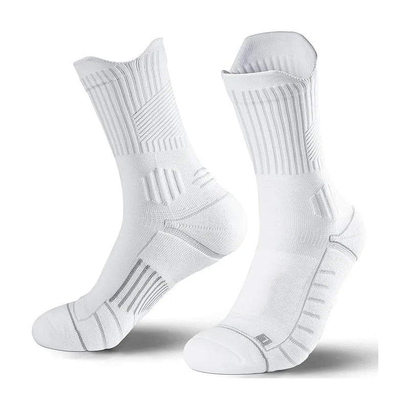Nylon Spandex Crew Sports Socks for Men