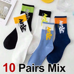 Polyester Spandex Crew Sports Socks
