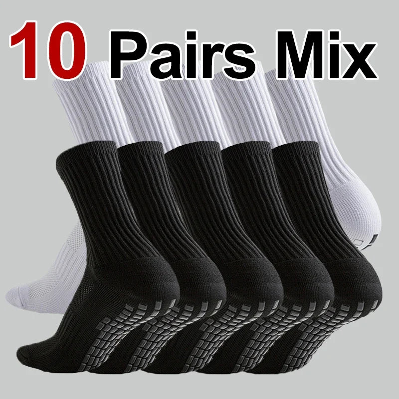 Polyester Elastane Anti Slip Sports Socks