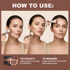Cream Mousse Bronzer Matte Face Sculpting Makeup
