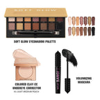 3 Piece Clay Corrector Eyeshadow And Volumizing Mascara Makeup Set