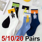 Polyester Spandex Crew Sports Socks