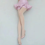 Nylon Elastane Solid Color Opaque Tights