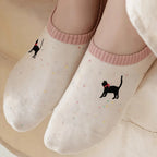 5 Pairs Polyester Elastane Women Low Cut Casual Socks