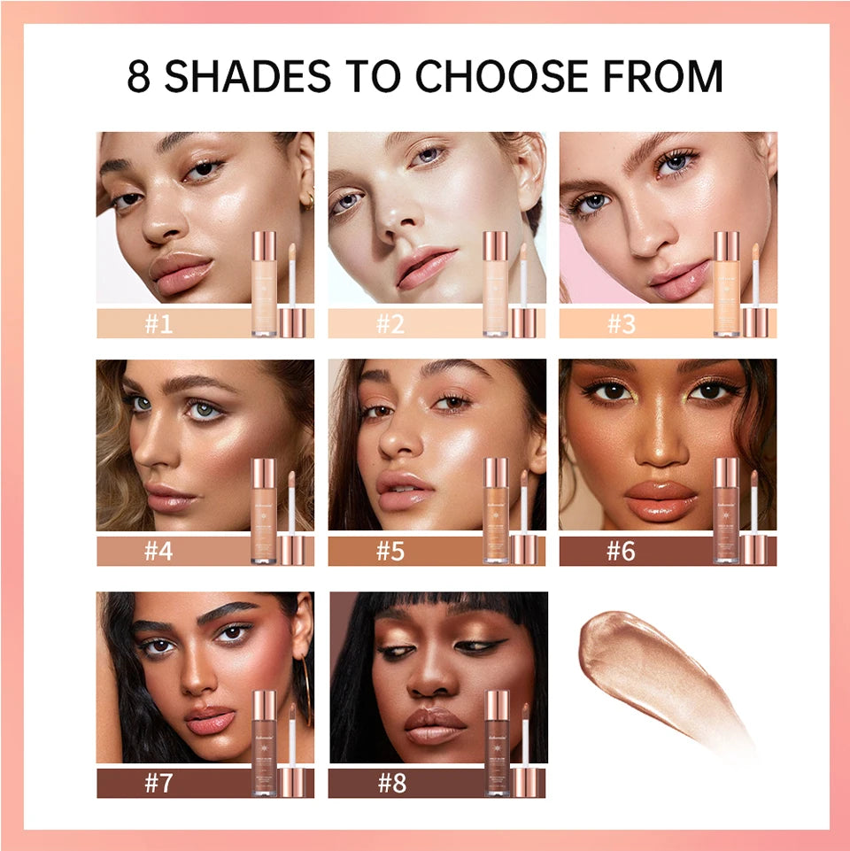 Liquid Face Highlighter Makeup Glow Serum
