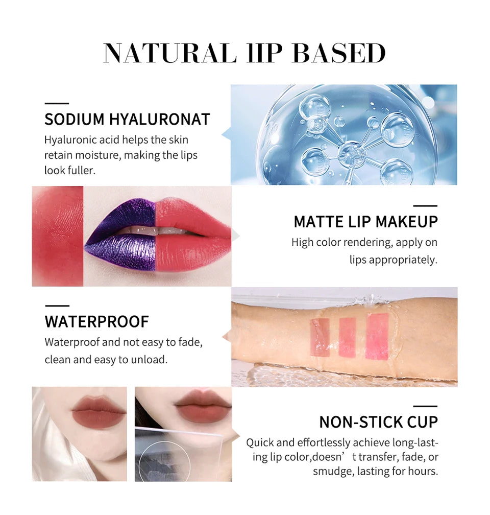Peel Off Lip Stain Waterproof Long Lasting Tint - 14