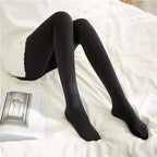 Polyester Elastane Thermal Pantyhose Winter Warm Tights