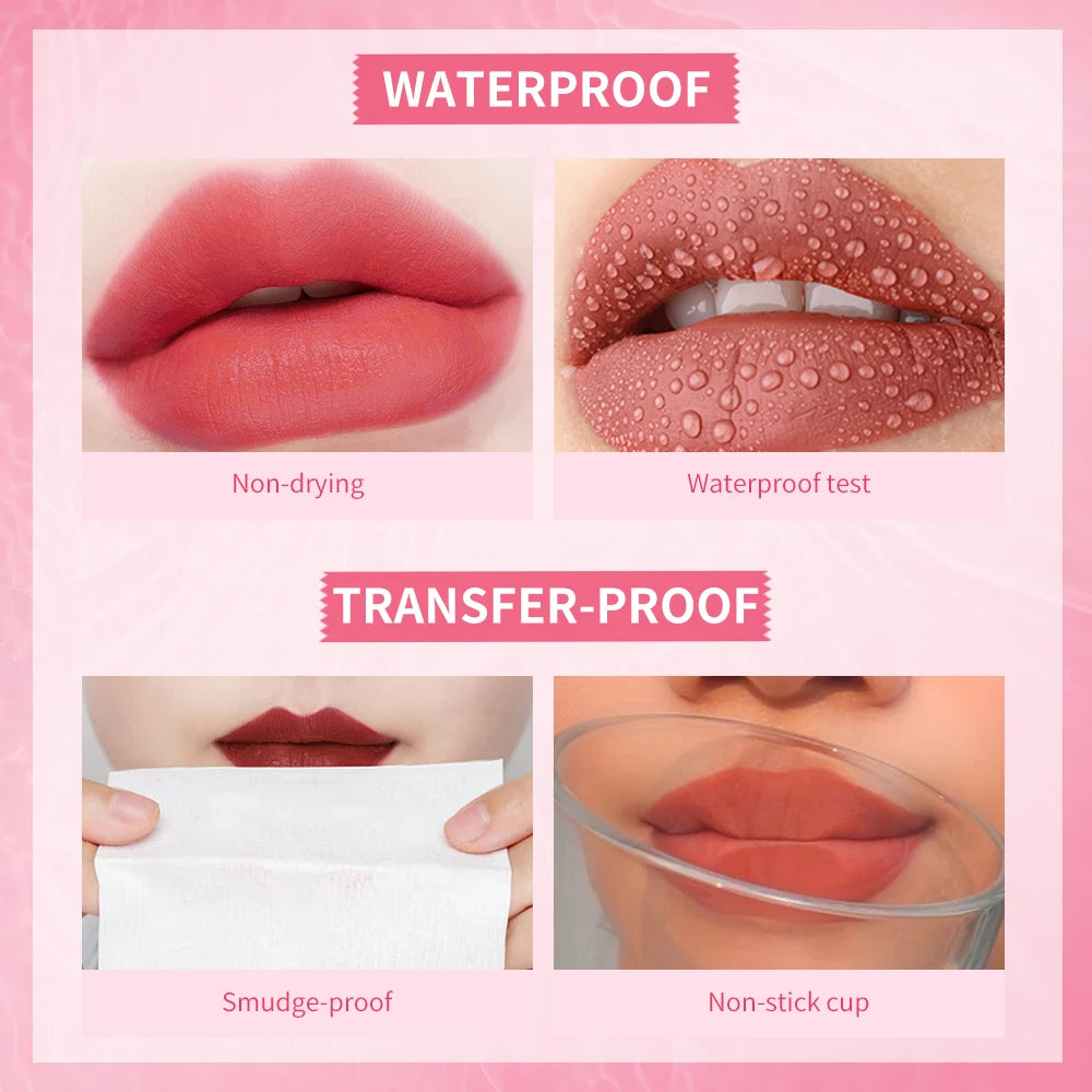 Waterproof Liquid Lip Stain And Cheek Tint