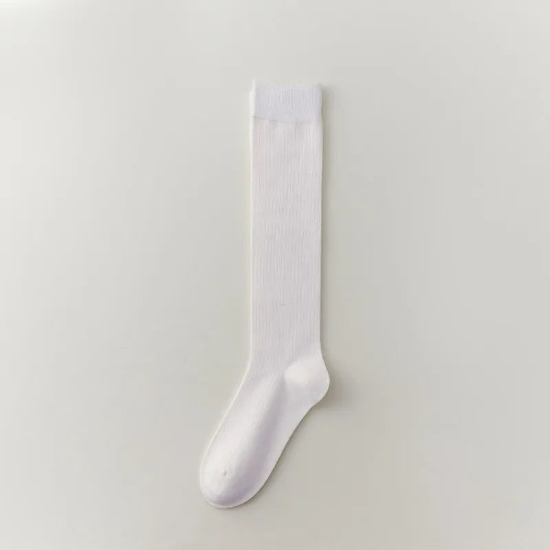 Wool Cotton Blend Knee High Casual Socks