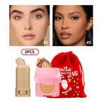 Foundation Stick and Pressed Powder Makeup Set