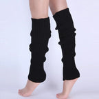 Polyester Elastane Knit Knee High Leg Warmers