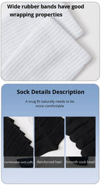 Polyester Spandex Blend Casual Dress Socks