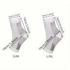 Nylon Spandex Ankle Compression Support Socks