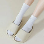 7 Pairs Womens Polyester Spandex Mid Tube Casual Socks