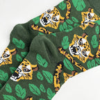 Polyester Elastane Animal Print Mid Calf Socks