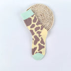 Cotton Blend Giraffe Print Mid Calf Socks