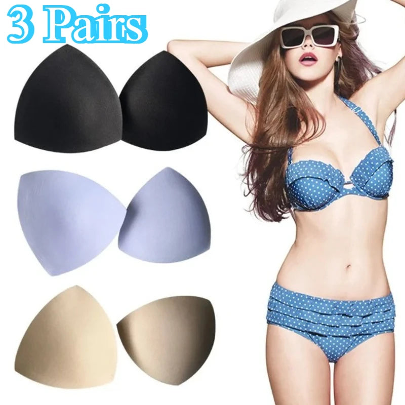 Polyester Triangular Swimsuit Bikini Padding Inserts - 1