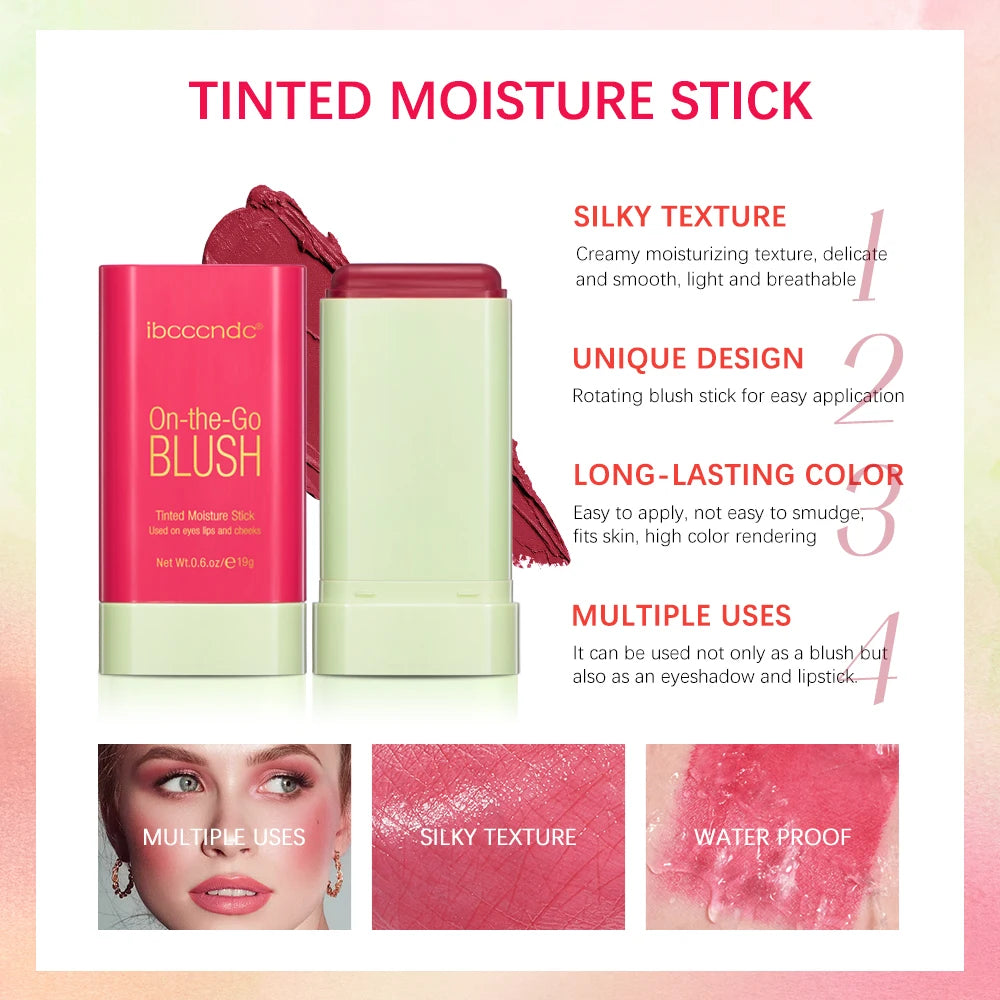 Cream Blush Stick Tinted Moisture Makeup - 4