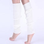 Polyester Elastane Knit Knee High Leg Warmers