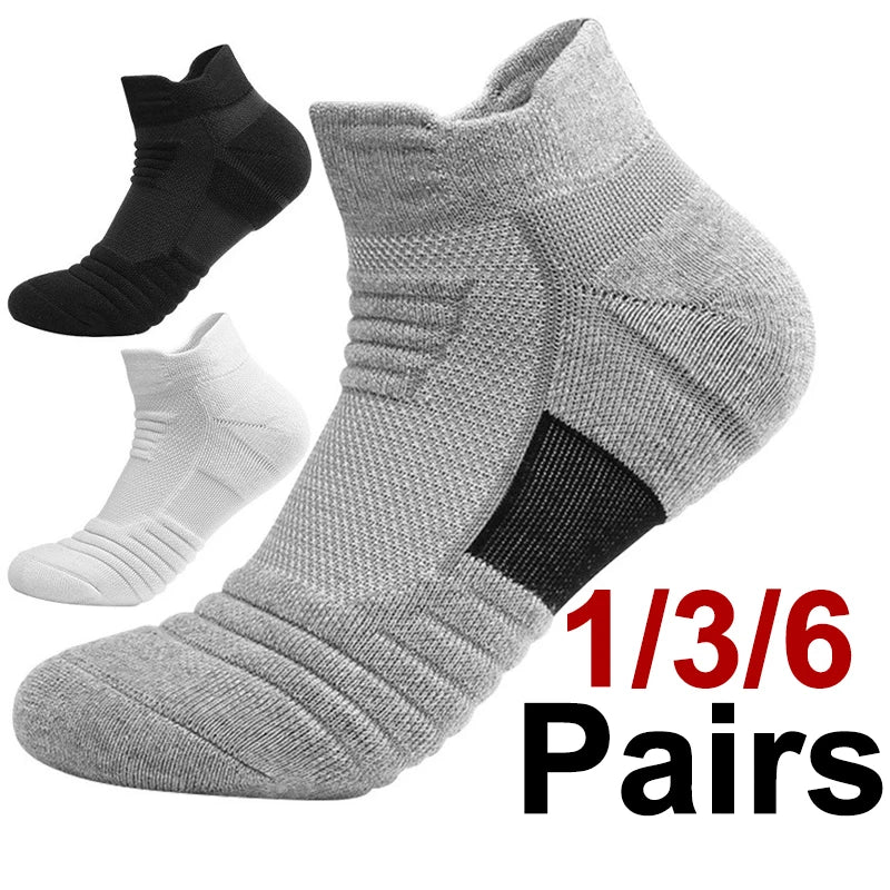 Polyester Elastane Athletic Ankle Socks - 8