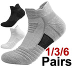 Polyester Elastane Athletic Ankle Socks