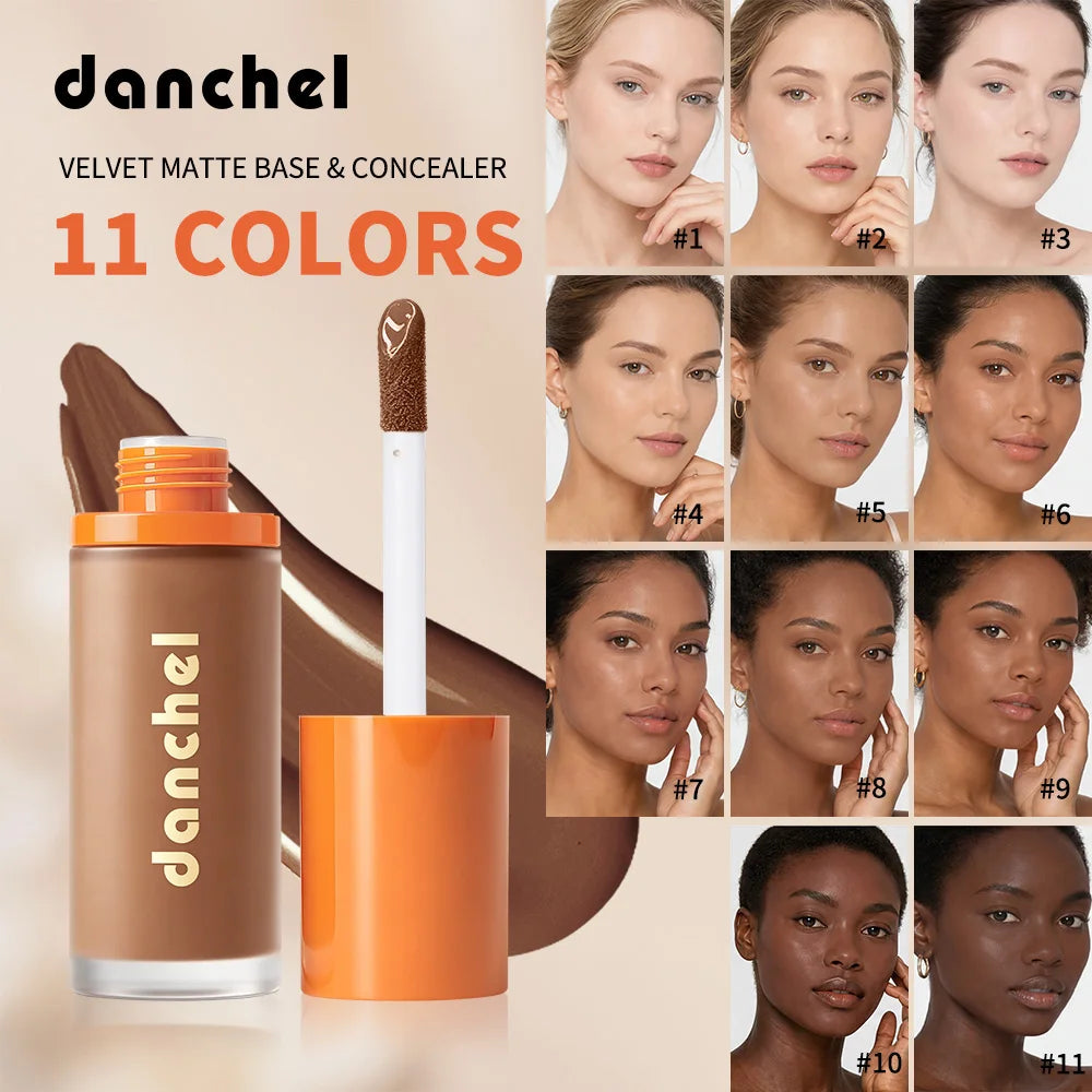 Liquid Foundation and Concealer Velvet Matte Finish