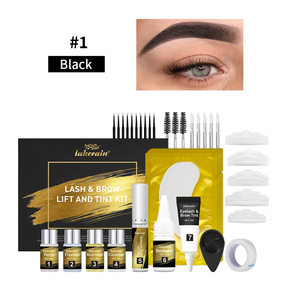 Professional Eyelash and Eyebrow Lifting and Tinting Kit