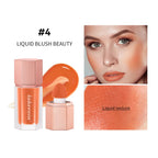 Waterproof Velvet Matte Liquid Blush with Mushroom Applicator