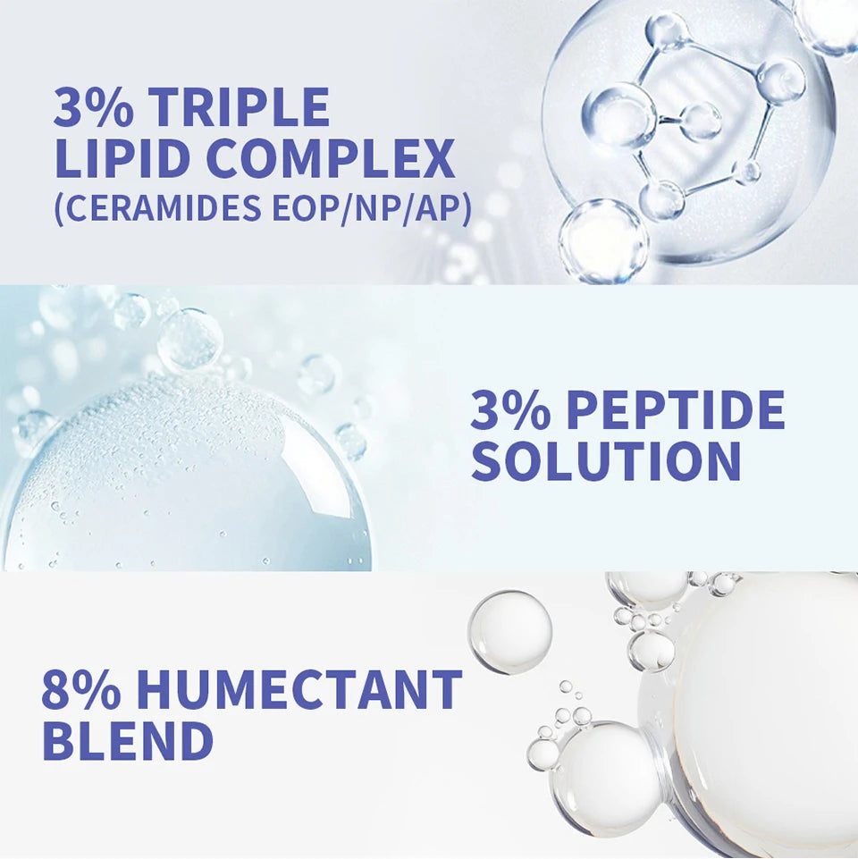 Triple Lipid Peptide Face Cream Moisturizing Skin Care Treatment - 15