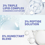 Triple Lipid Peptide Face Cream Moisturizing Skin Care Treatment