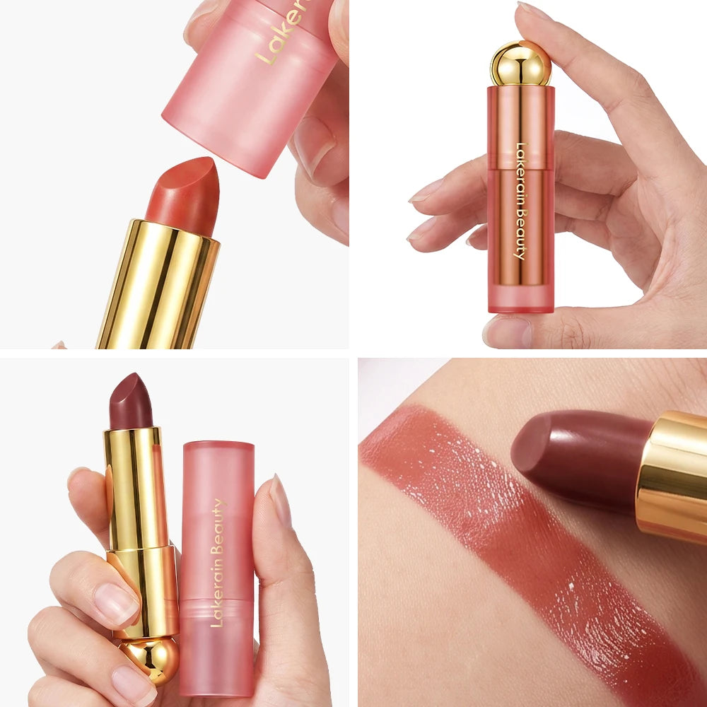 Tinted Lip Oil Stick Moisturizing Glossy Plumping Lipstick