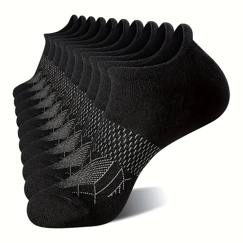 Polyester Blend Low Cut Sports Socks - 9