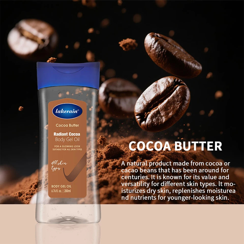 Cocoa Butter Body Gel Oil Moisturizing Skincare Treatment 200ml - 13