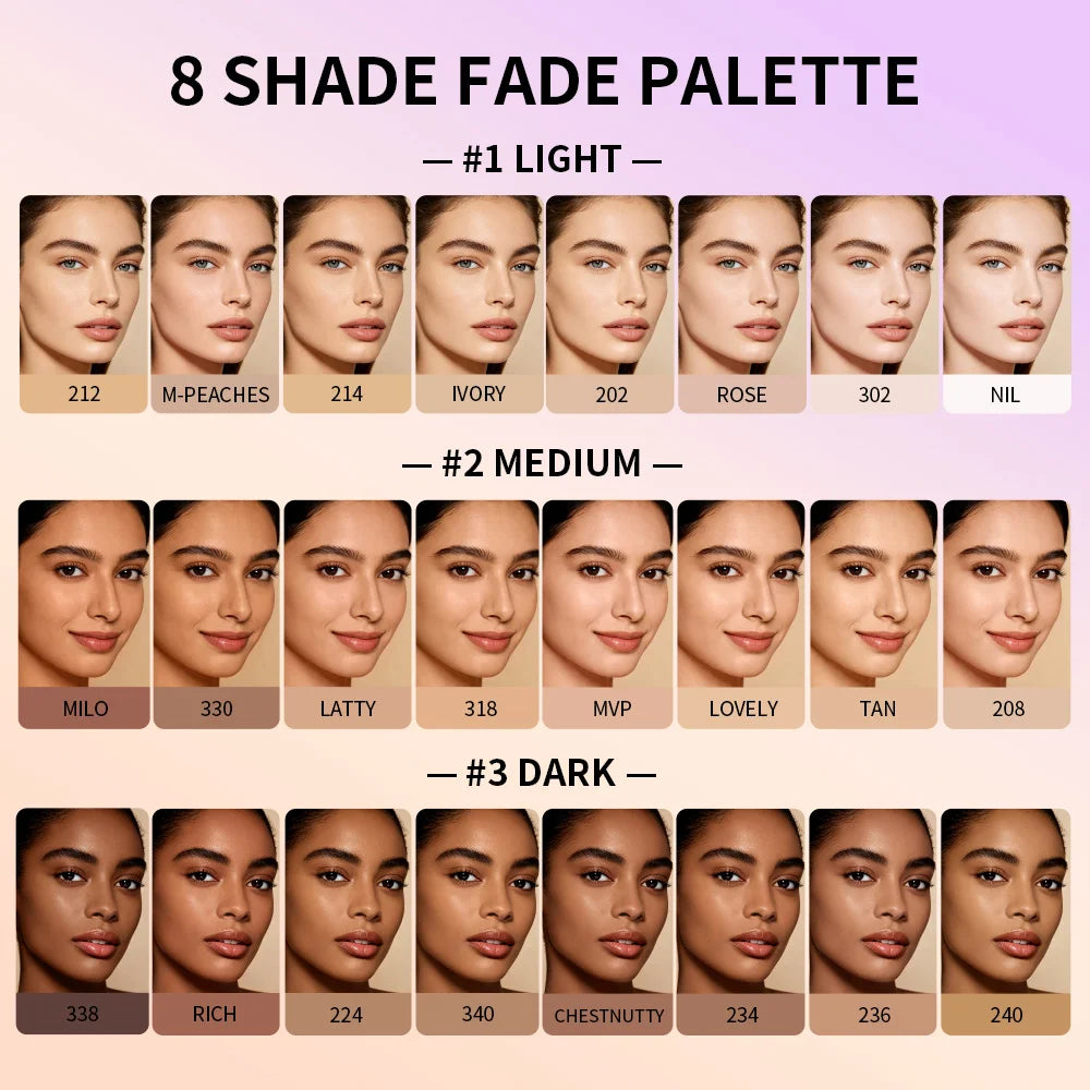 8 Color Cream Concealer and Contour Makeup Palette