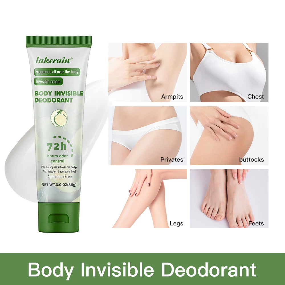Full Body Deodorant Invisible Cream
