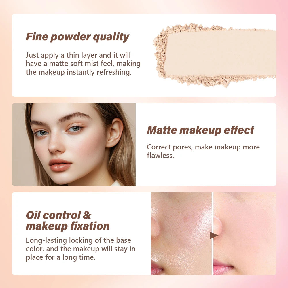 Matte Finish Loose Setting Powder Oil Control Makeup