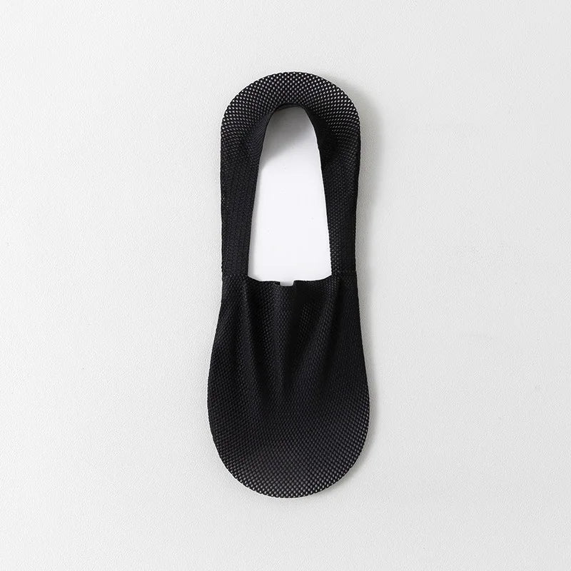 Men Cotton Blend Low Cut Invisible Socks