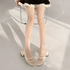 Polyester Elastane Sequin Sheer Pantyhose